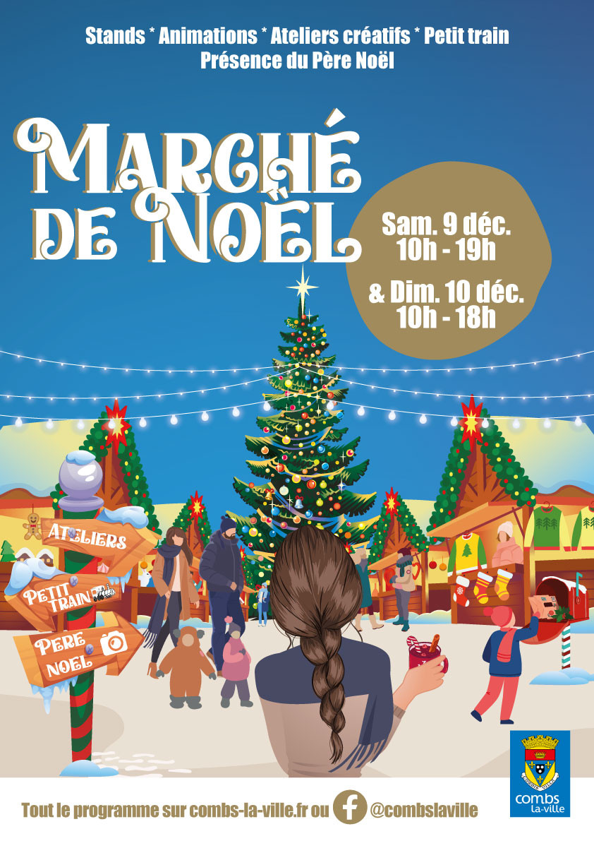Affiche MARCHE DE NOEL
