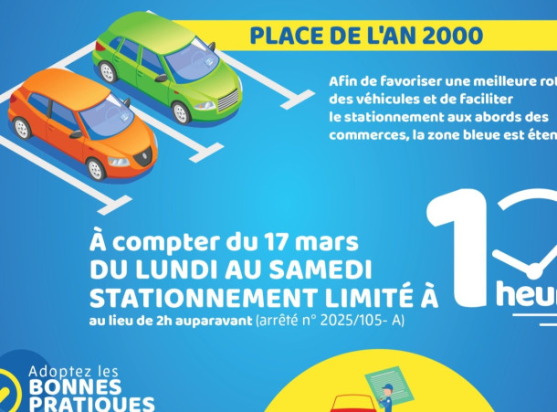 LA PLACE DE L'AN 2000 CHANGE D'HEURE