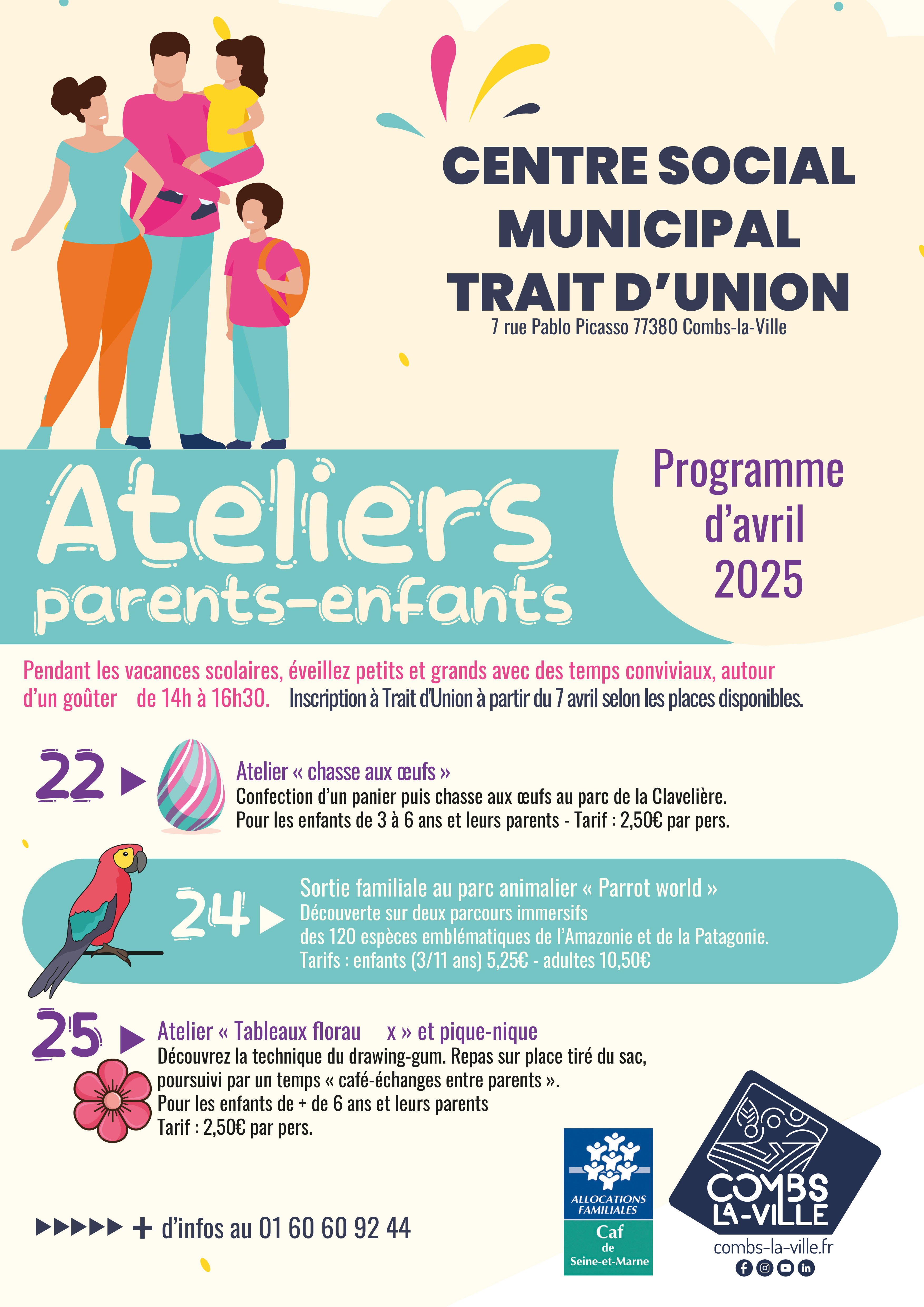 Ateliers parents enfants AVRIL 2025